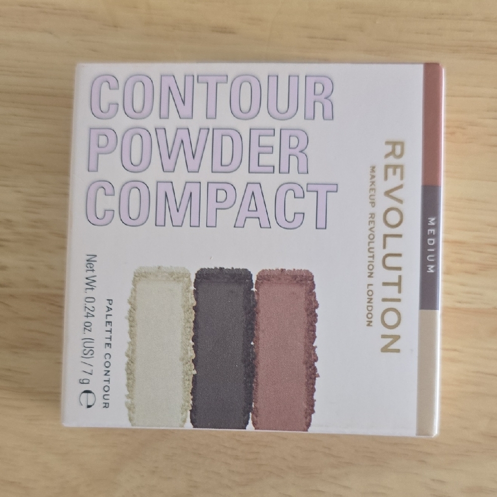 Revolution Contour Powder Compact - Cream, Brown, Tan